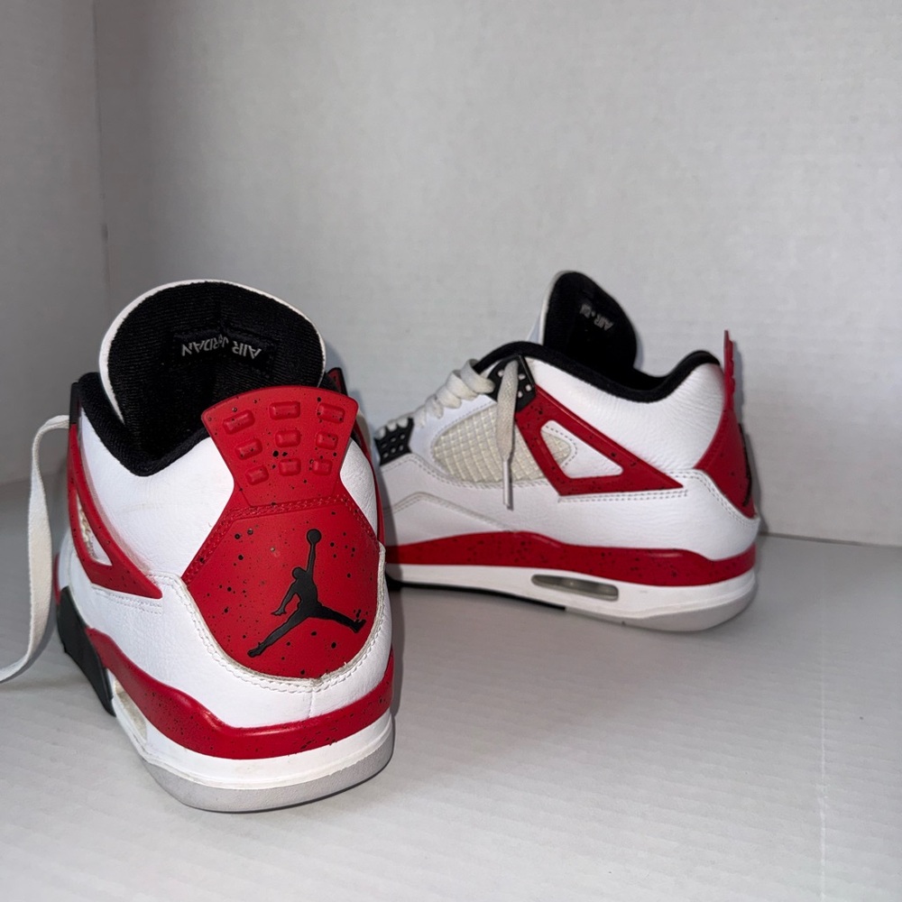 Nike White and Red Sneakers - Picture 3 of 5